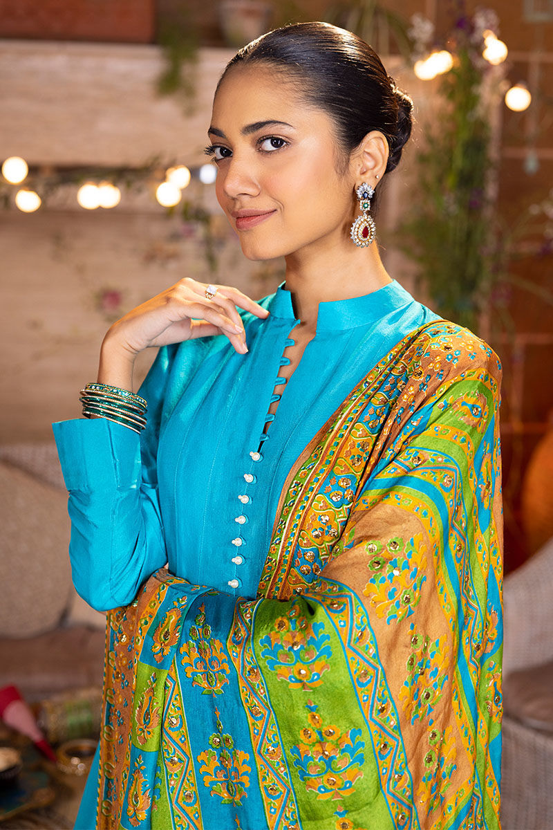 Picture of Digitally Printed Kamdani Dupatta - S03